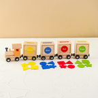 RIKU Magnetic Train 3 in 1 - Mainan Kenali Warna & Bentuk by Liliboo