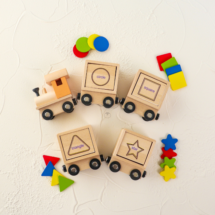 RIKU Magnetic Train 3 in 1 - Mainan Kenali Warna & Bentuk by Liliboo