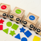 RIKU Magnetic Train 3 in 1 - Mainan Kenali Warna & Bentuk by Liliboo