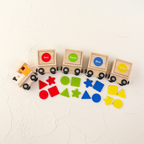 RIKU Magnetic Train 3 in 1 - Mainan Kenali Warna & Bentuk by Liliboo