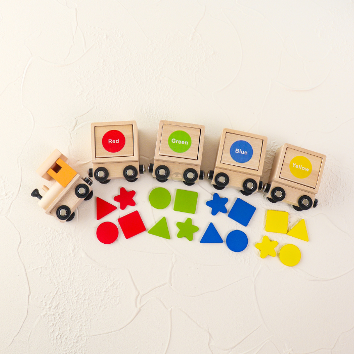 RIKU Magnetic Train 3 in 1 - Mainan Kenali Warna & Bentuk by Liliboo