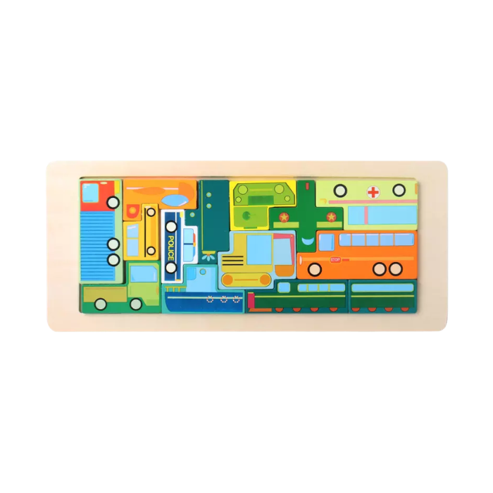 RUMI Puzzle Balok Kayu 3D - Mainan Puzzle Kayu by Liliboo