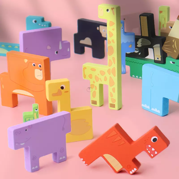 RUMI Puzzle Balok Kayu 3D - Mainan Puzzle Kayu by Liliboo