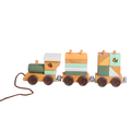 RURI Pull Along Wooden Train - Mainan Balok Susun by Liliboo