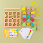 SHOU Basic Color Blocks 3 In 1 - Mainan Kenali Warna & Bentuk by Liliboo