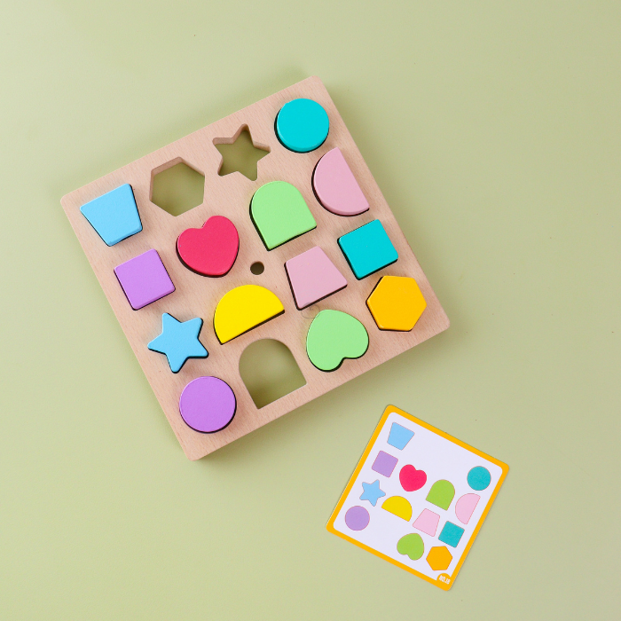 SHOU Basic Color Blocks 3 In 1 - Mainan Kenali Warna & Bentuk by Liliboo