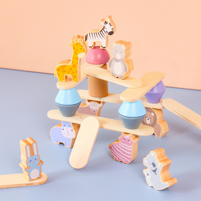 SUZU Animal Stacking Toy - Mainan Balok Susun by Liliboo
