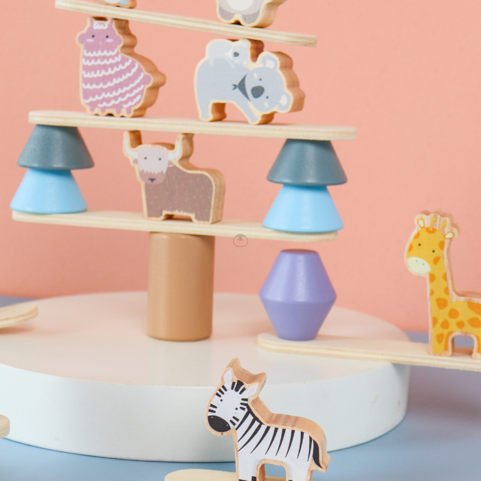 SUZU Animal Stacking Toy - Mainan Balok Susun by Liliboo