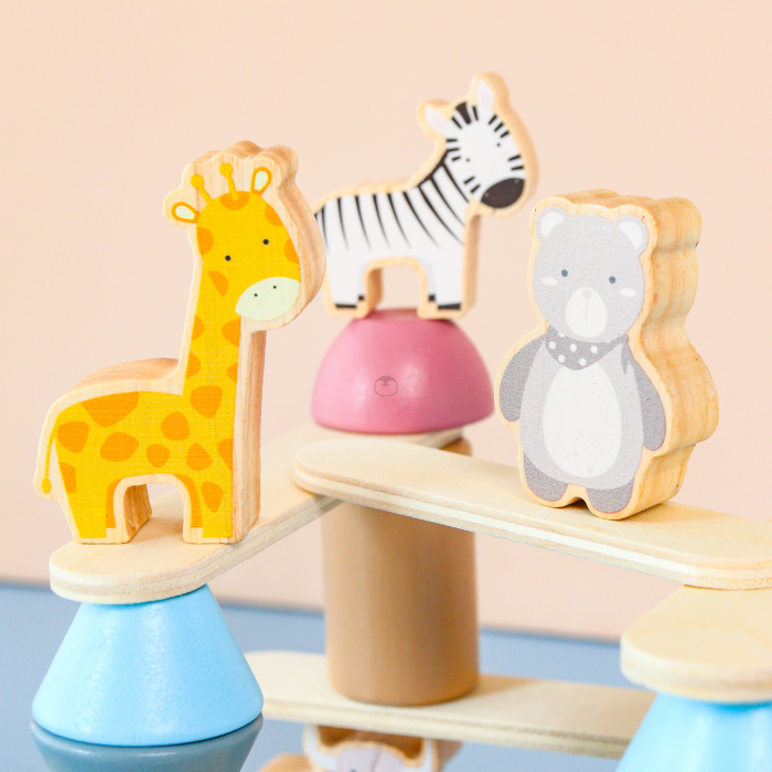 SUZU Animal Stacking Toy - Mainan Balok Susun by Liliboo