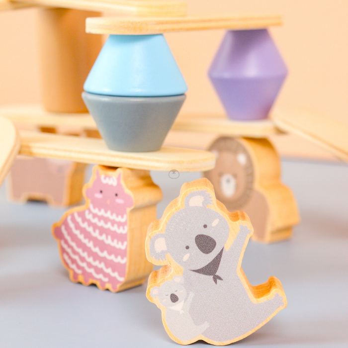 SUZU Animal Stacking Toy - Mainan Balok Susun by Liliboo