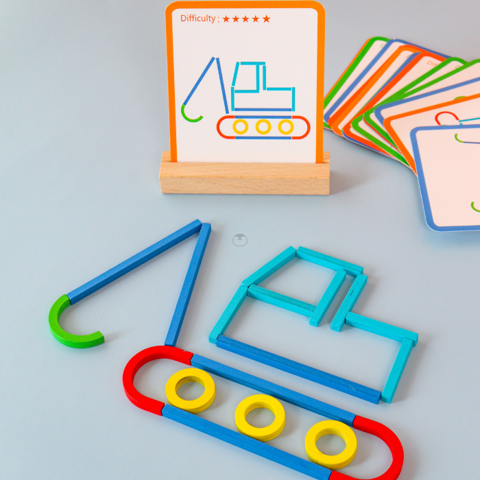 TAKA Stick And Ring Puzzle - Mainan Puzzle Kayu by Liliboo