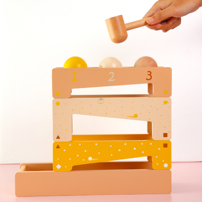TOMO Hammer Toy 2 in1 - Mainan Palu Kayu (Hammer Toy) by Liliboo