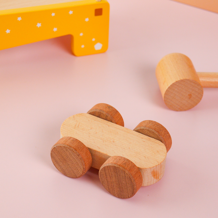 TOMO Hammer Toy 2 in1 - Mainan Palu Kayu (Hammer Toy) by Liliboo