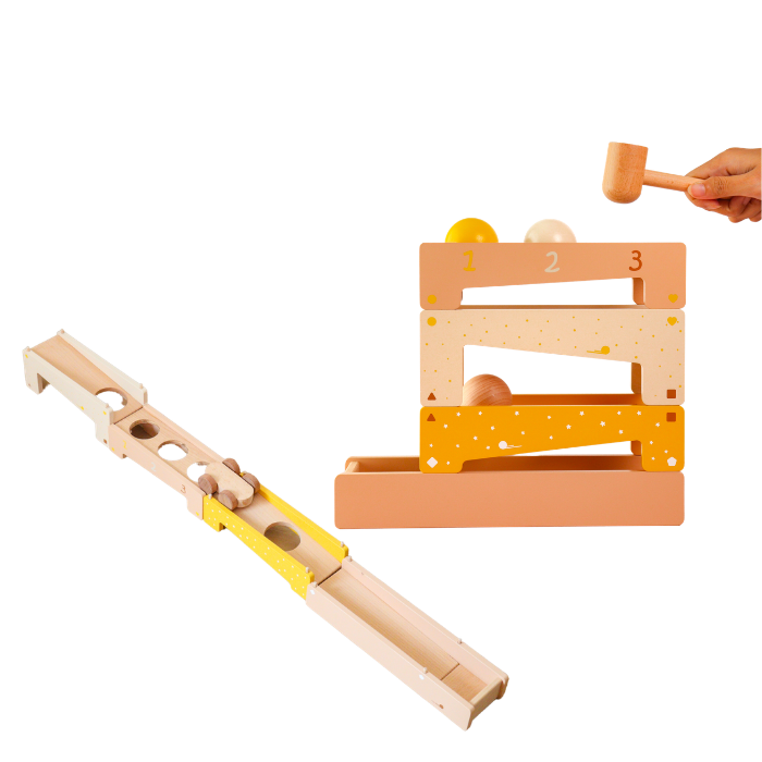 TOMO Hammer Toy 2 in1 - Mainan Palu Kayu (Hammer Toy) by Liliboo