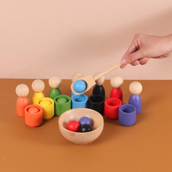 YOKO Colour Matching Set 3 in 1 - Mainan Montessori by Liliboo