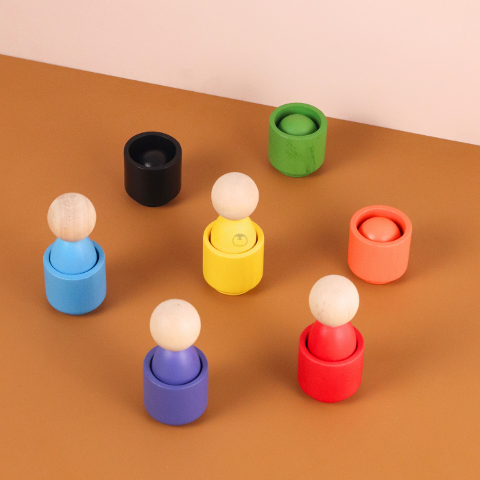YOKO Colour Matching Set 3 in 1 - Mainan Montessori by Liliboo