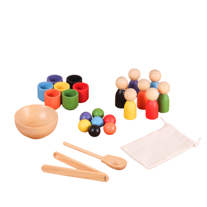 YOKO Colour Matching Set 3 in 1 - Mainan Montessori by Liliboo