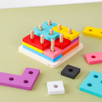 YUJI Tetris Logic Block Puzzle - Mainan Puzzle Kayu by Liliboo
