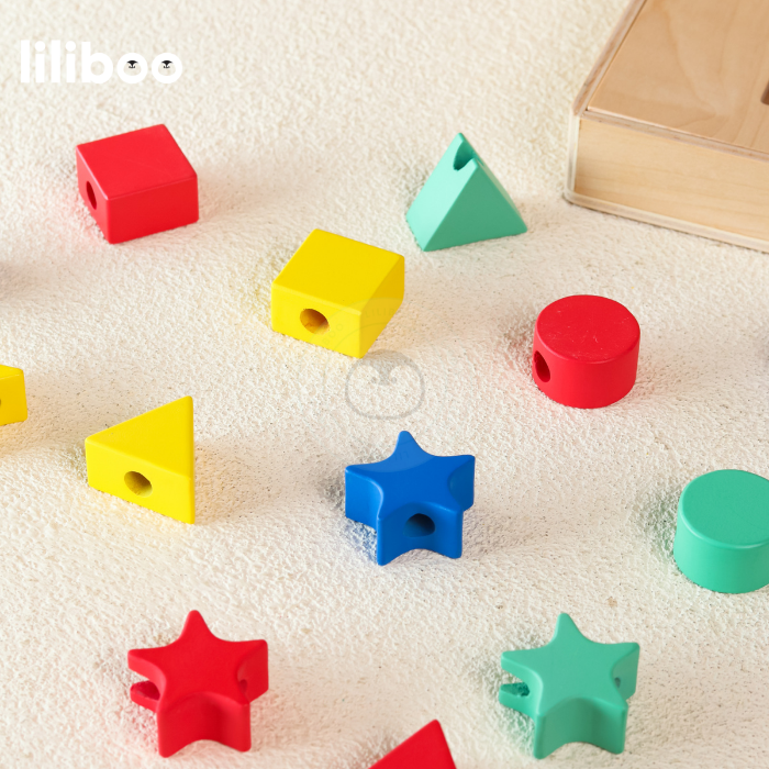 YUNA Multifunctional Blocks 4 in 1 - Mainan Kenali Warna & Bentuk by Liliboo