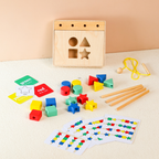 YUNA Multifunctional Blocks 4 in 1 - Mainan Kenali Warna & Bentuk by Liliboo