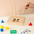 YUNA Multifunctional Blocks 4 in 1 - Mainan Kenali Warna & Bentuk by Liliboo