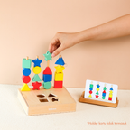 YUNA Multifunctional Blocks 4 in 1 - Mainan Kenali Warna & Bentuk by Liliboo