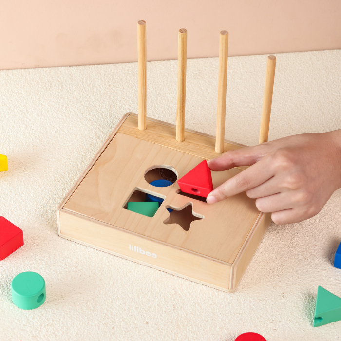 YUNA Multifunctional Blocks 4 in 1 - Mainan Kenali Warna & Bentuk by Liliboo