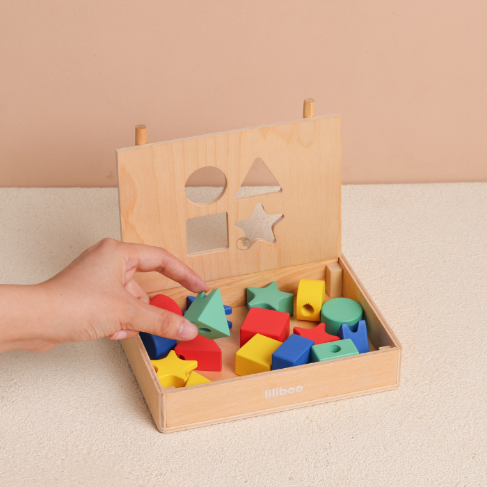 YUNA Multifunctional Blocks 4 in 1 - Mainan Kenali Warna & Bentuk by Liliboo