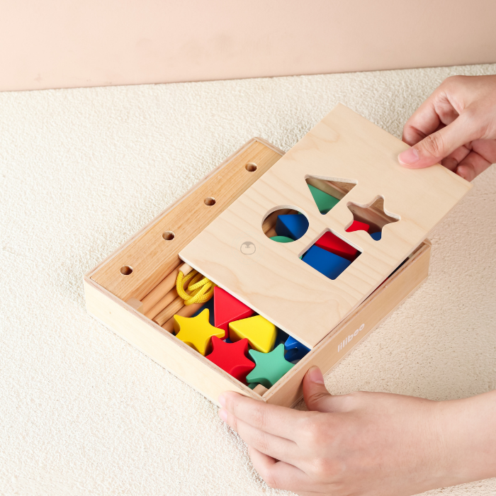 YUNA Multifunctional Blocks 4 in 1 - Mainan Kenali Warna & Bentuk by Liliboo